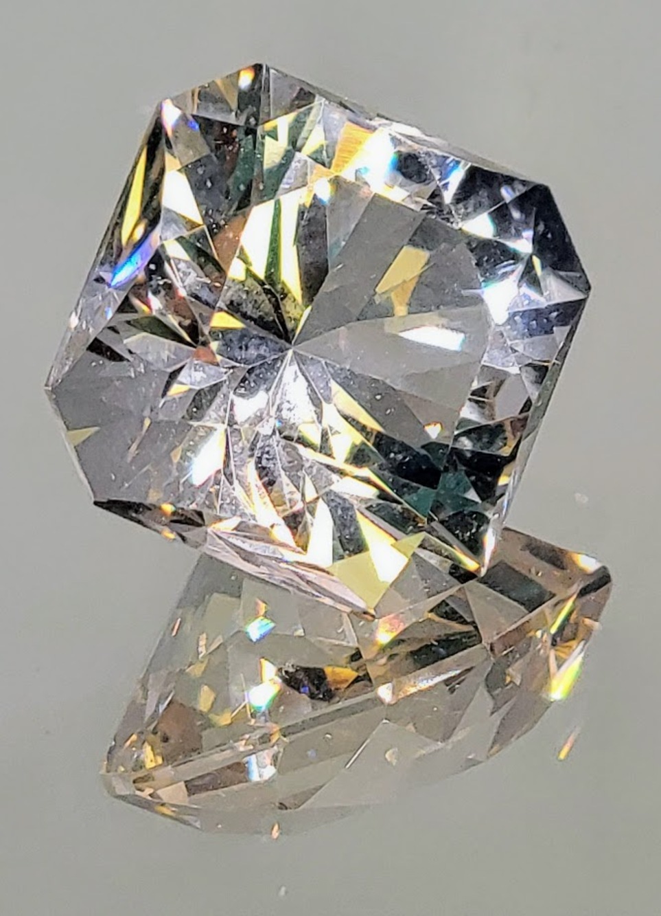 21 Carat Fancy Cut Genuine Skardu White Topaz!